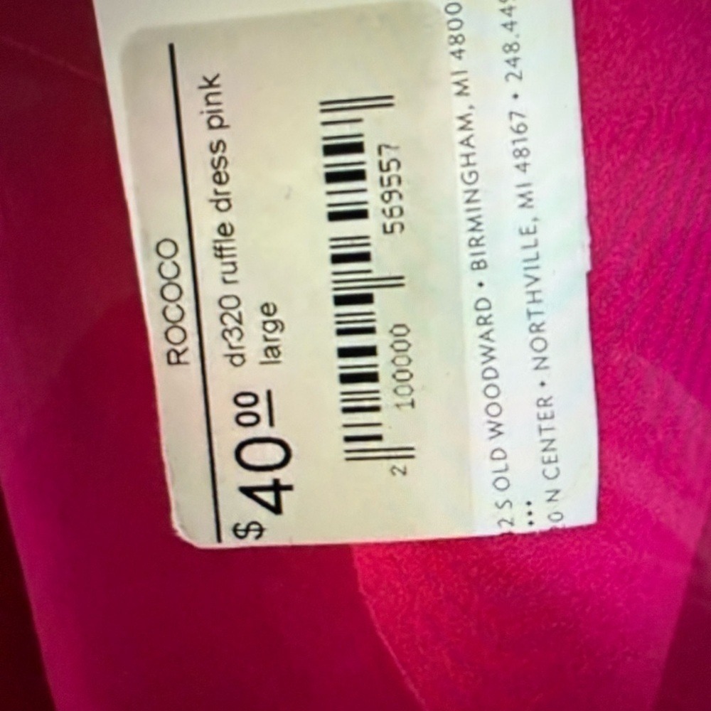 Klaxons Elegant Pink Sleeveless ruffle‎ mini dress woman 7 - Picture 8 of 9
